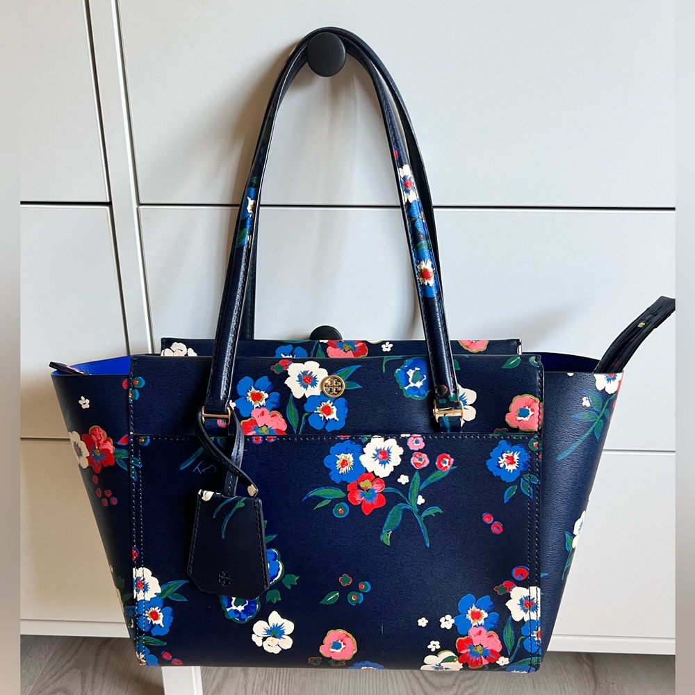 Tory Burch floral tote bag